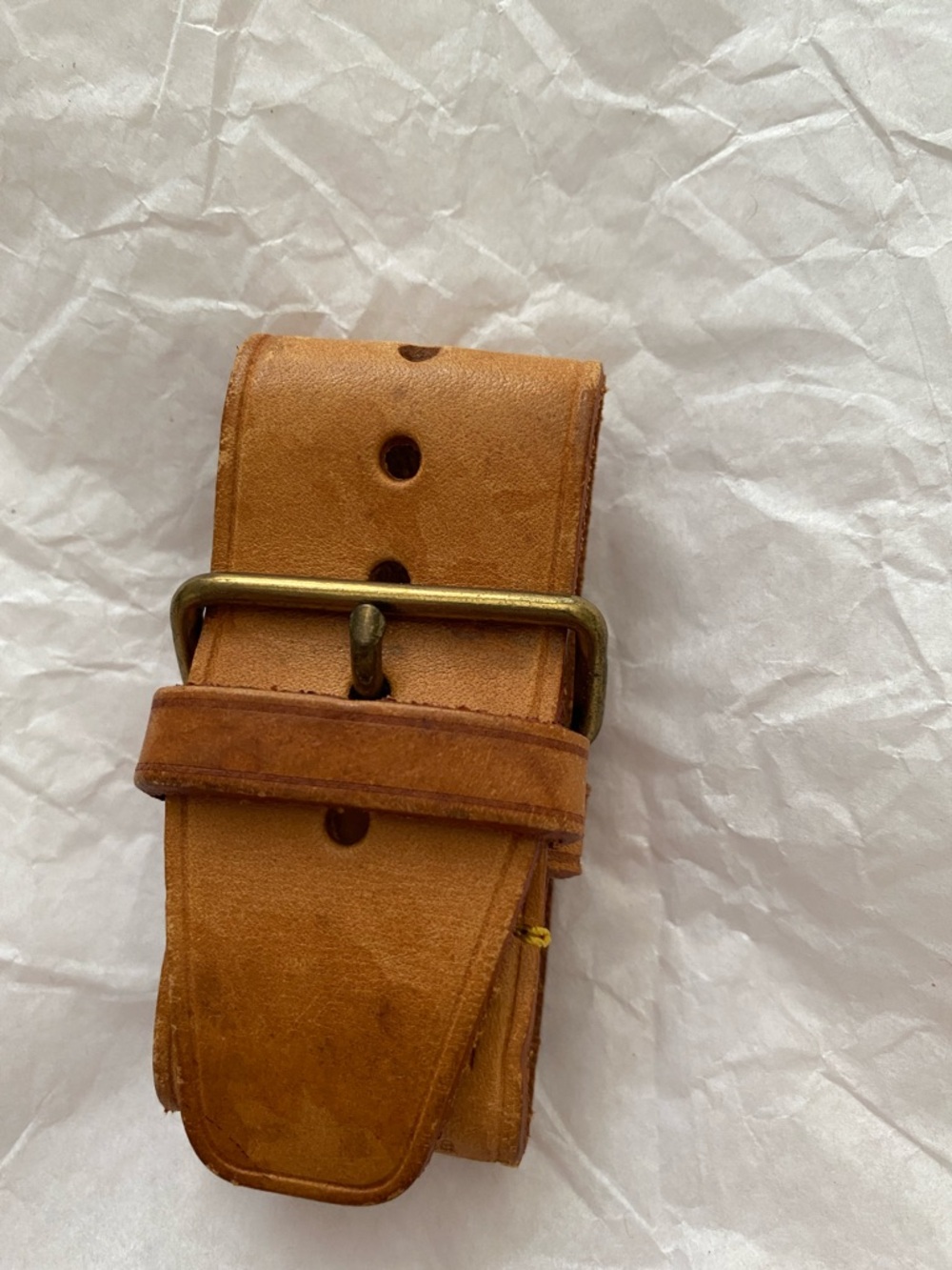 Louis Vuitton Tan Leather Luggage Tag and Poingnt Set #1 - Picture 4 of 5